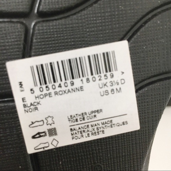 Clarks Womens Hope Roxanne Black Leather Slip On Comfort Loafers Shoes 6 NEW - Picture 10 of 11